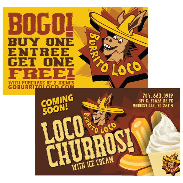 Burrito Loco BOGO Cards
